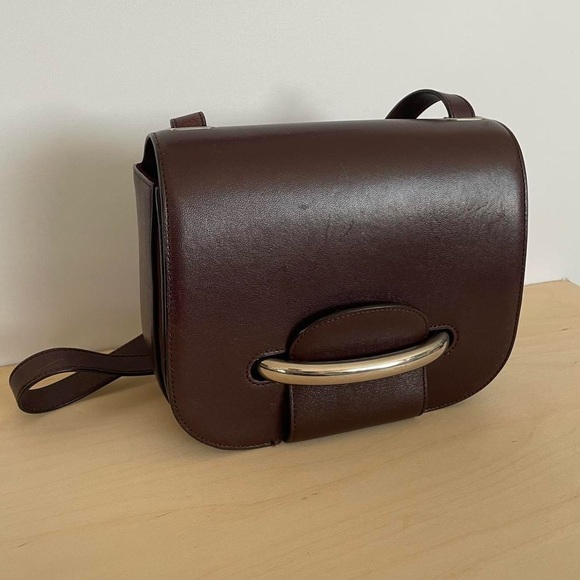 Mulberry Burgundy Silver Piercing Leather Bag - Picture 2 of 8